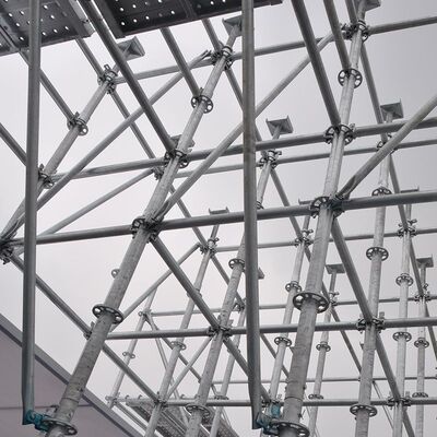 Customized 48.3mm Ringlock System Scaffold Durable for Bridge Construction