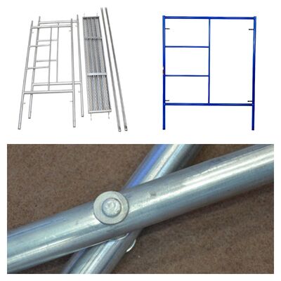 Construction Staging Access Step Climbing Frame Scaffold Load Capacity 1000kg with Powder Coating