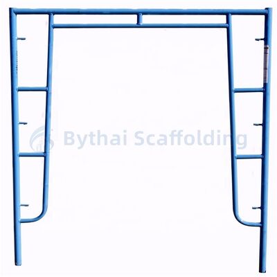 Pre-Galvanized Steel Walk Through Frame System Scaffolding for Industrial Construction