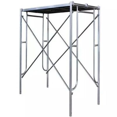 5" x 6' 4" Frame Scaffolding S-Style Walk Through Style Red Powder Coated Q355 Steel
