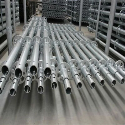 Lightweight Steel Diagonal Brace 3.2mm Thick Galvanized Ringlock Scaffolding