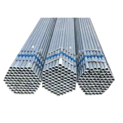 scaffold tube Q235 hot dip galvanized 48.3mm outer diameter 3.2mm wall thickness 1‑6m custom cut length for high‑rise building exterior scaffold construction BYTHAI