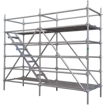 ringlock scaffold high strength galvanized corrosion resistant steel for industrial building maintenance and temporary construction support BYTHAI