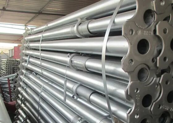 Support Function Adjustable Steel Prop Telescopic Scaffolding Props With Heavy Duty