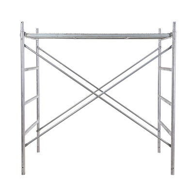 China Scaffolding Manufacturers CANADA LOCK Q235 Hot Dip Galvanized Ladder Frame