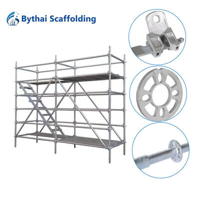 Painted 48.3mm 1.5m Allround Layher Pole Rosette Scaffolding Tower Parts From China
