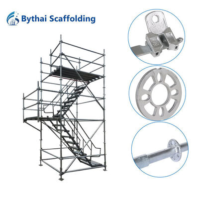Strength Q235 Steel Rosette Ringlock Scaffolding Set for Industrial Construction Staging