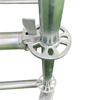 the ring ladder galvanized steel 7 rungs ringlock scaffold ladder for high rise building construction BYTHAI