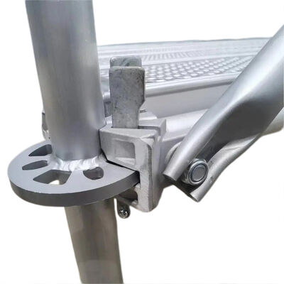 the ring ladder galvanized steel 7 rungs ringlock scaffold ladder for high rise building construction BYTHAI