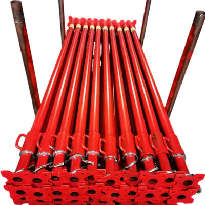 telescopic prop Q235 hot dip galvanized thick wall adjustable steel structure for concrete formwork support and building construction shoring projects BYTHAI