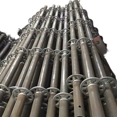 ringlock scaffolding system Q235 hot dip galvanized steel reinforced modular structure for high-rise construction support and facade maintenance works BYTHAI